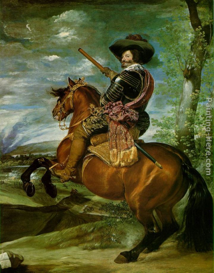 The Count-Duke of Olivares on Horseback painting - Diego Rodriguez de Silva Velazquez The Count-Duke of Olivares on Horseback art painting